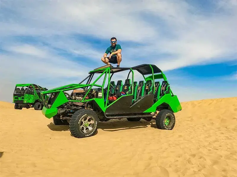 paseo en tubulares en Huacachina