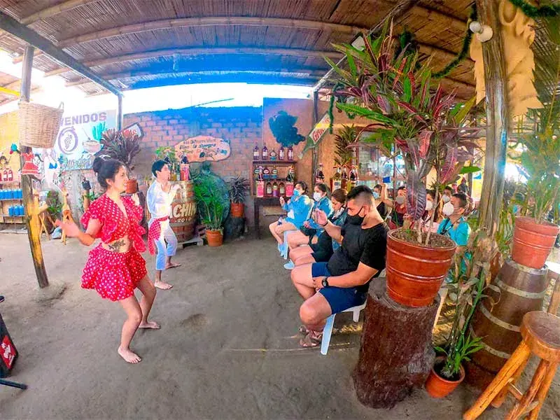 Show con musica negra en Chincha