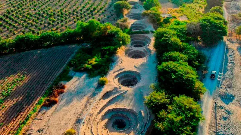 acueductos de cantalloc en nasca